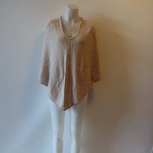 MAG BY MAGASHONI TAN CASHMERE PONCO SWEATER OS*